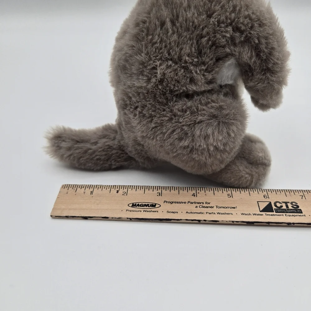 Wild Republic Ecokins Gray Kangaroo Plush Stuffed Animal Toy